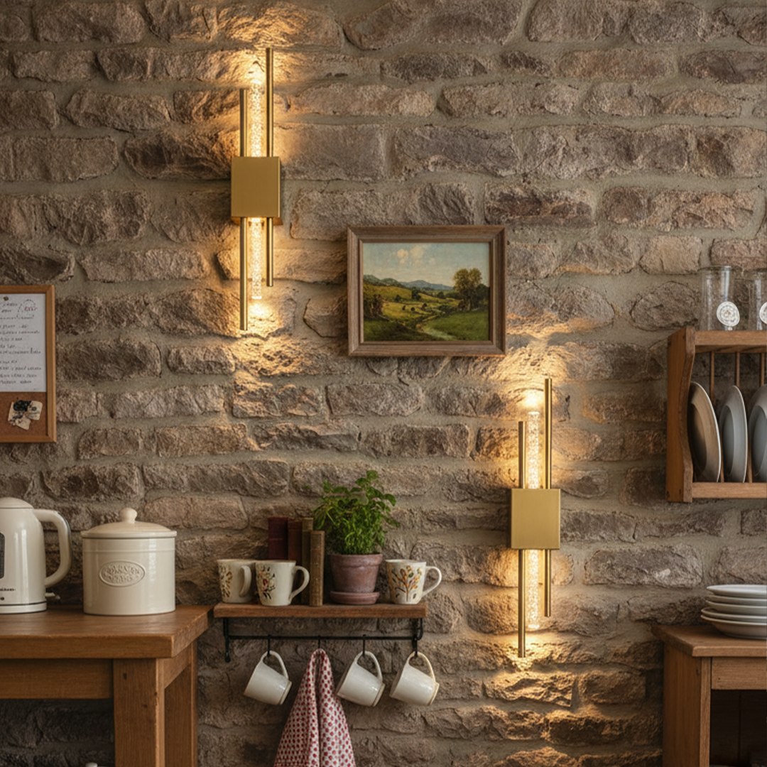 Ambio Wireless Sconce • Gold