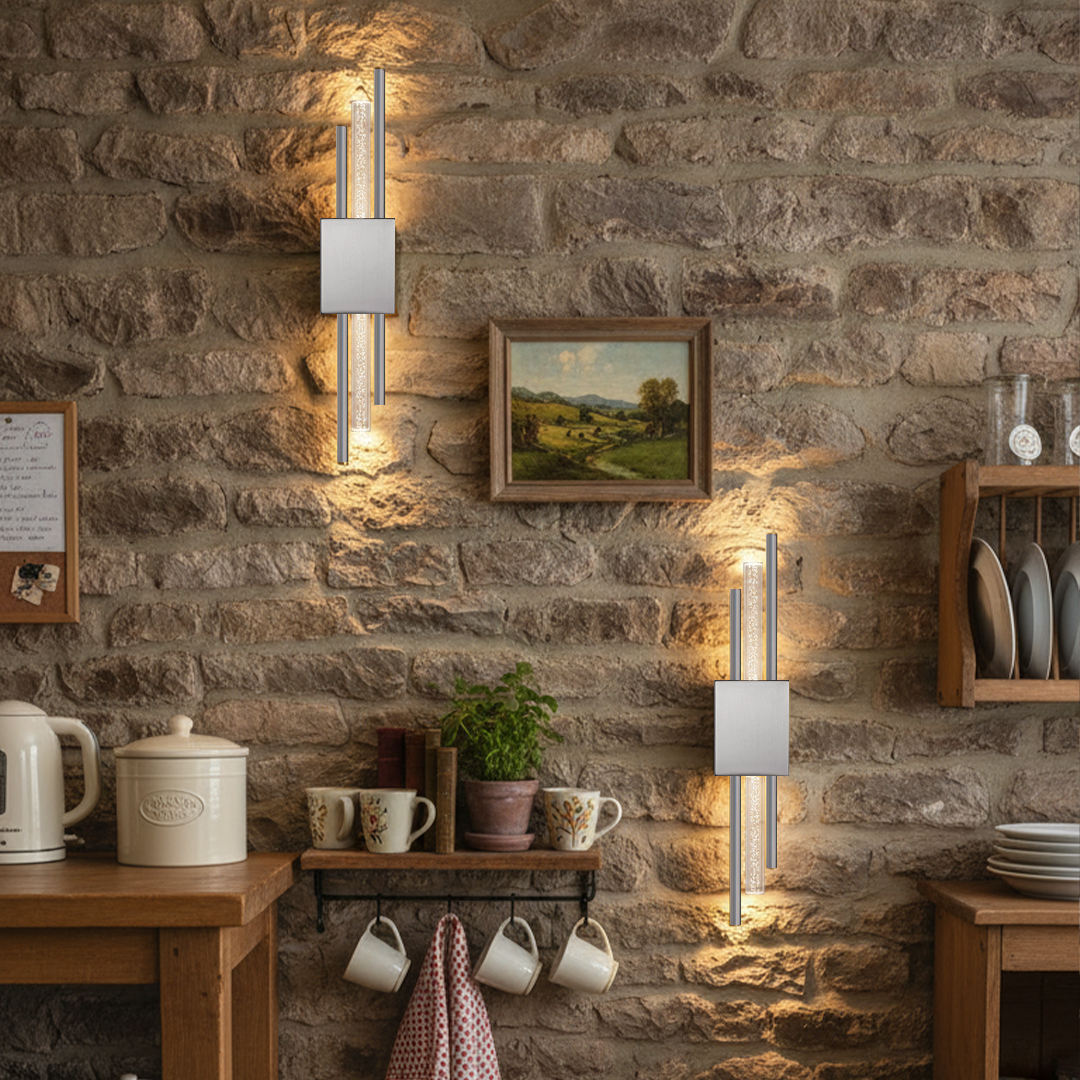 Ambio Wireless Sconce • Silver