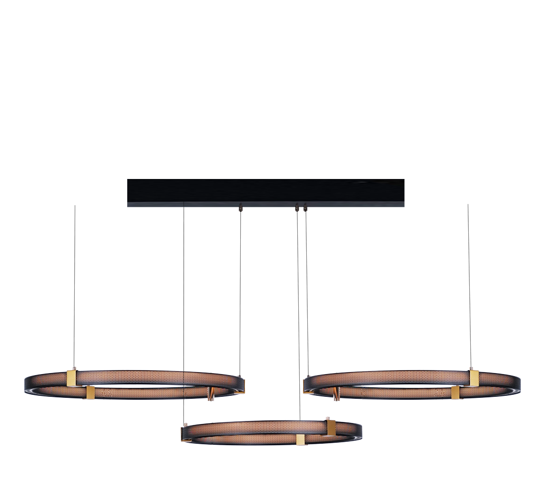 Matrix Ring Chandelier