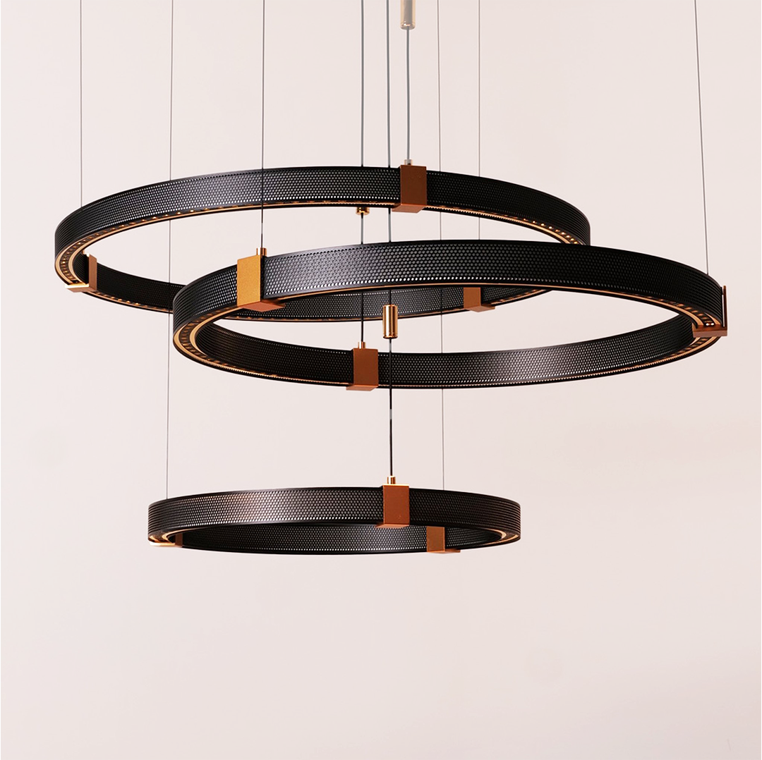 Matrix Ring Chandelier