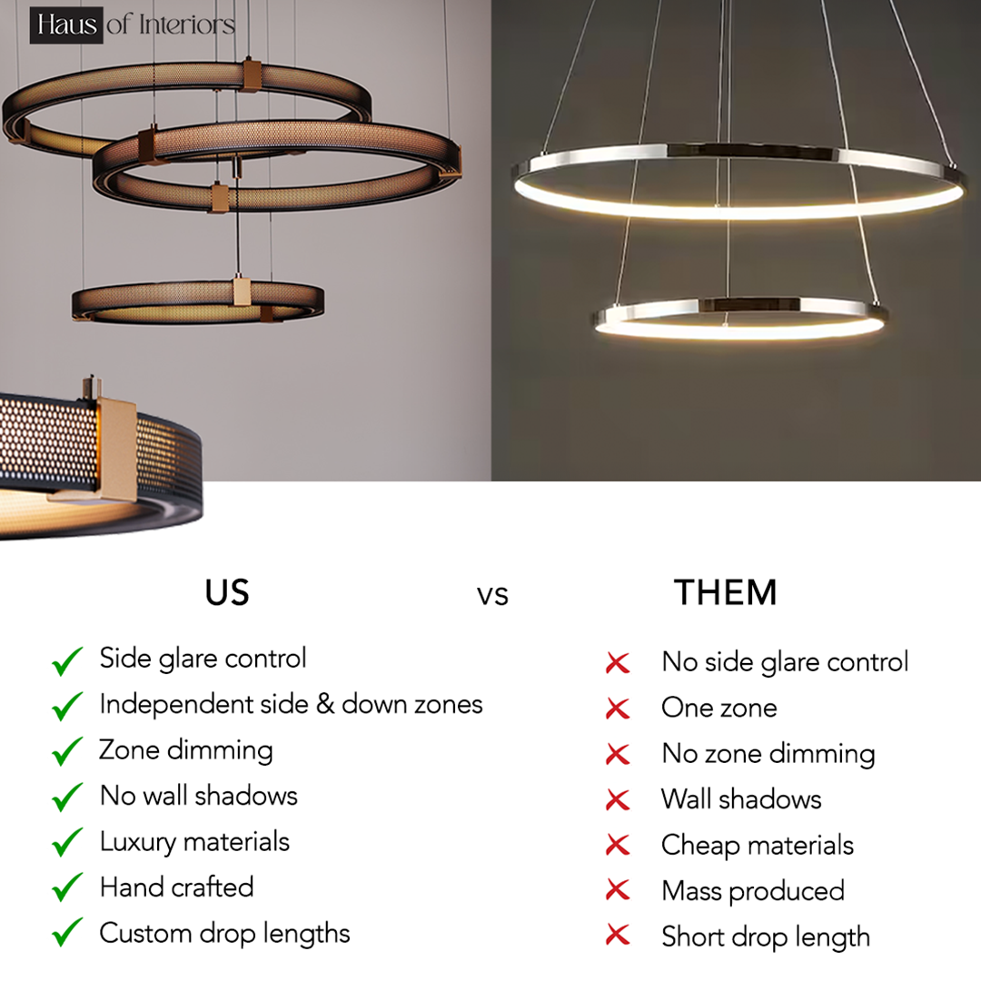 Matrix Ring Chandelier