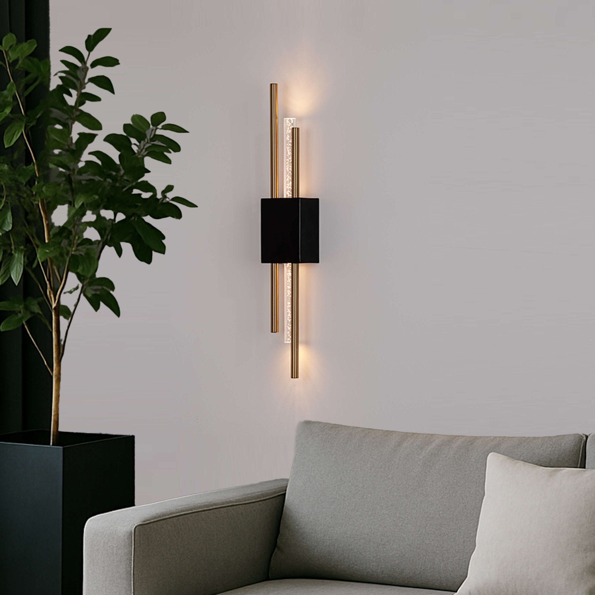 Glitch • Black & Gold • Battery - Haus of Interiors