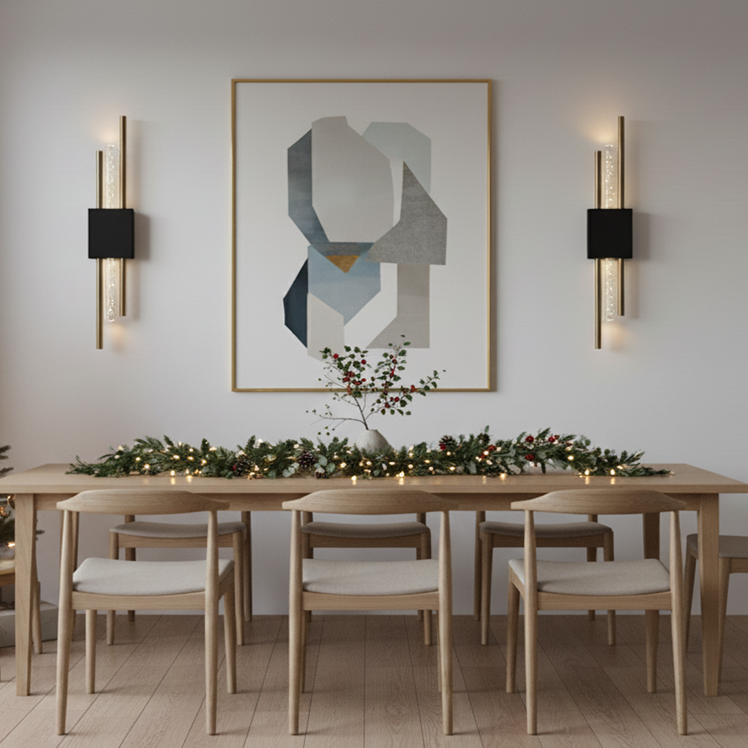 Ambio Wireless Sconce • Black / Gold