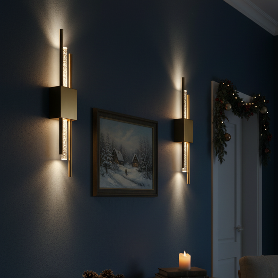 Ambio Wireless Sconce •  Gold