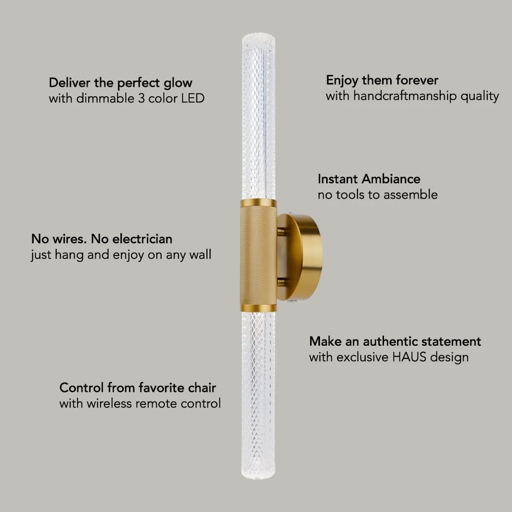 Nordic Dream Wall Sconce • Battery