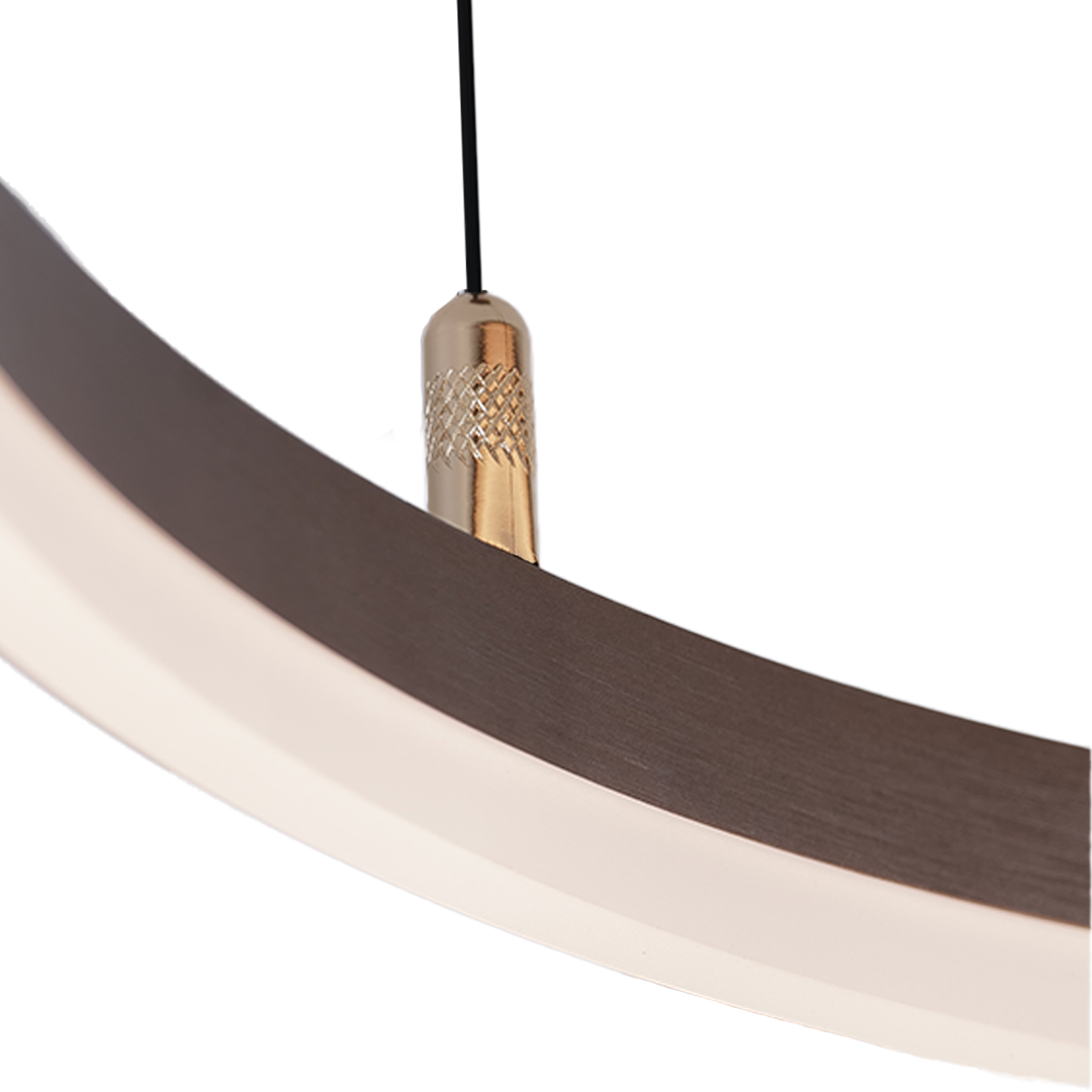 Nordic Ceiling Light Rings • Brown