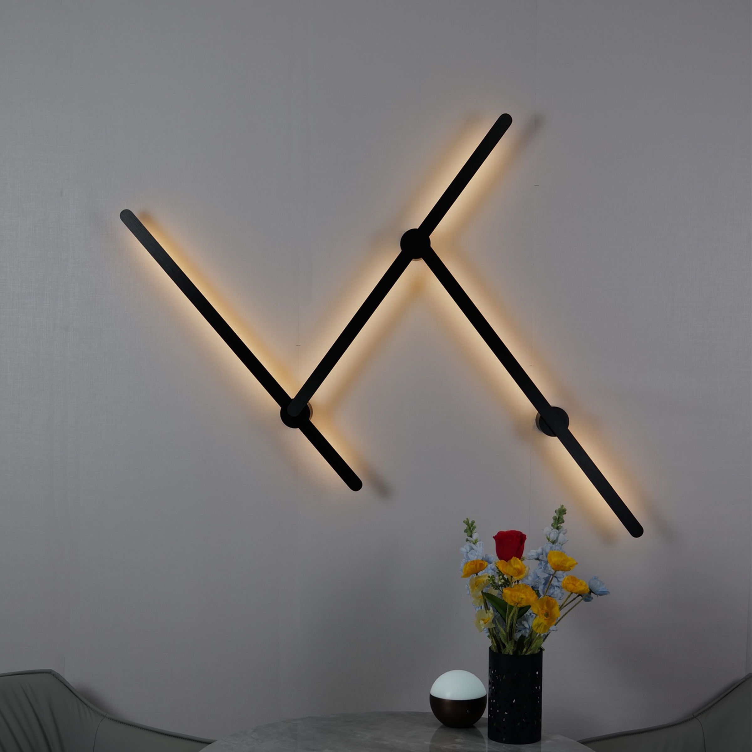 Matrix Sliding Sticks • Wall Lights • 2 Pack