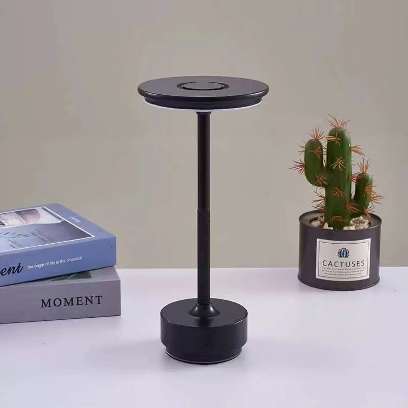 Halo Table Lamp • Black • Rechargeable Battery • 2 Pack