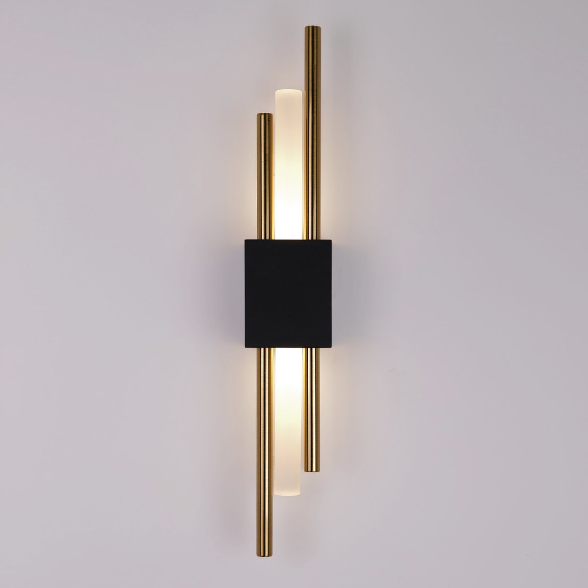 Glitch Wall Light • Black and Gold • Rechargeable Battery • 2 - Pack - 0 - Haus of Interiors