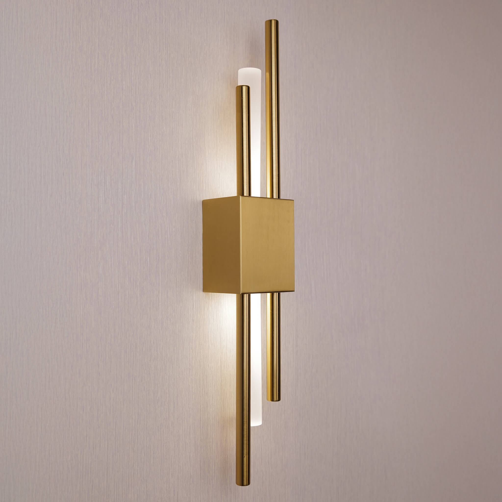 Glitch Wall Light • Gold • Rechargeable Battery • 2 Pack - Sconce - Haus of Interiors