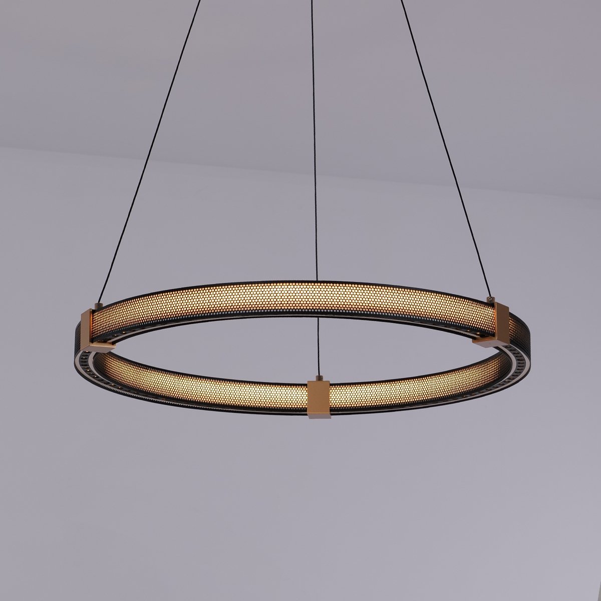 Matrix Rings Chandelier - Ceiling Light - Haus of Interiors