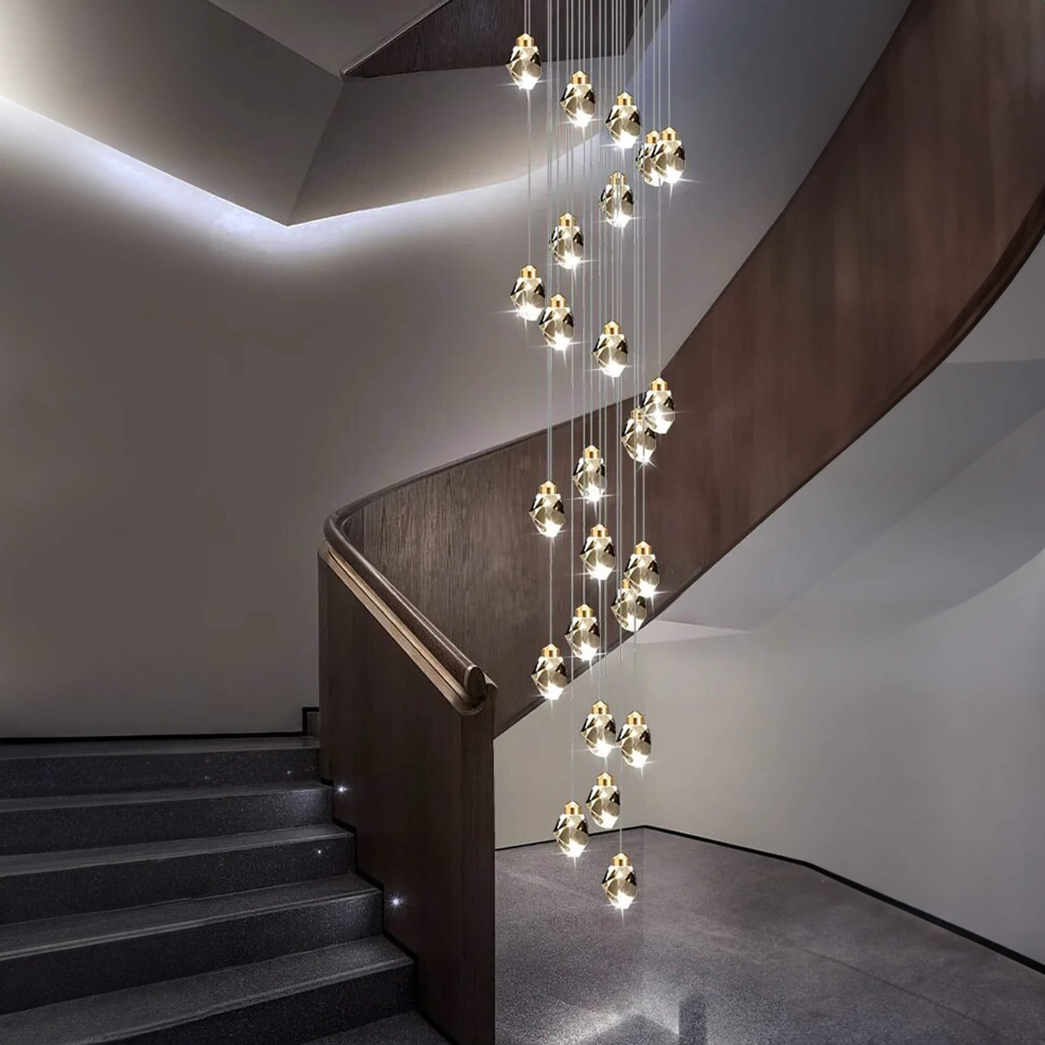 Nordic Crystal Chandelier - lighting - Haus of Interiors