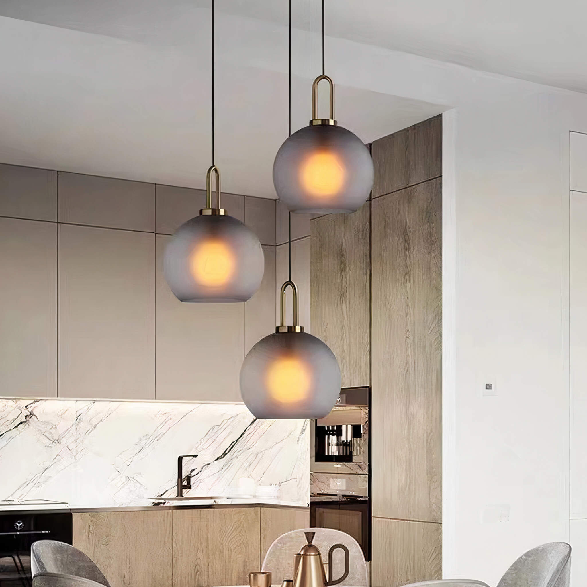 Smoked Loft Ceiling Pendants - Haus of Interiors